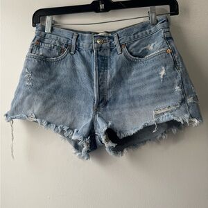 Agolde Parker Shorts In Swapmeet Sz 26